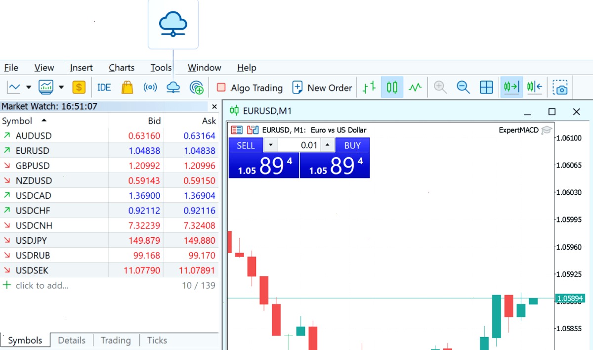 打开MQL5虚拟主机